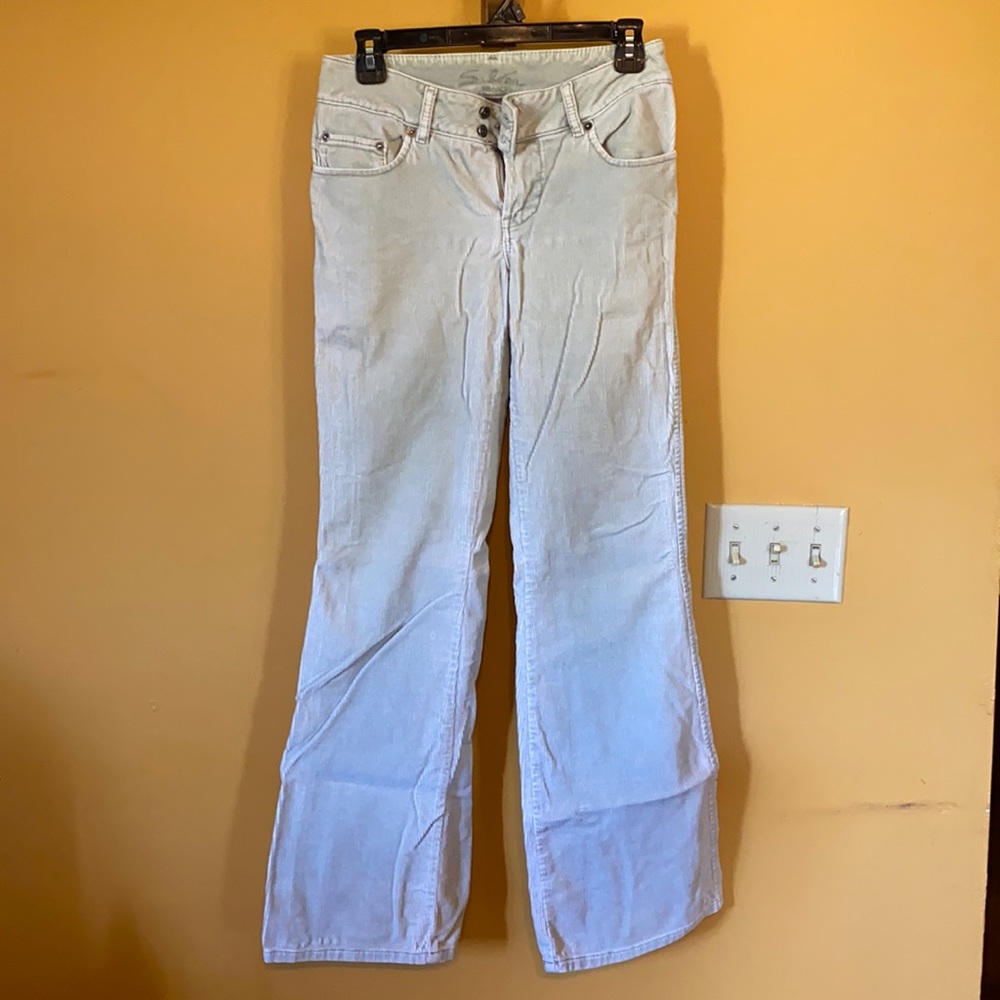 Corduroy Silver Jeans